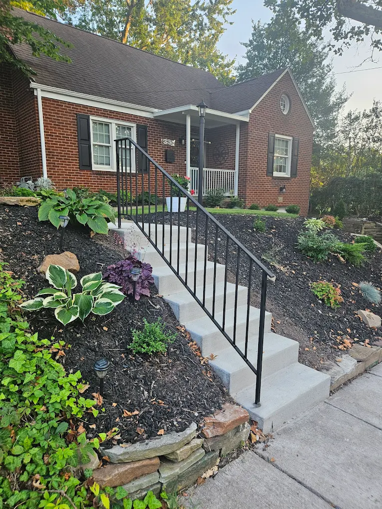 Residential railings and handrails by Monaco Metalworks